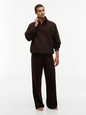 Wide Leg Pantalon TOMMY HILFIGER en marron