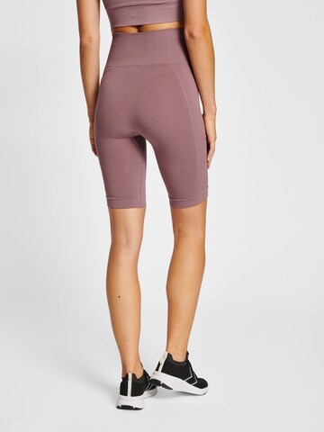 Hummel Skinny Funktionsbyxa 'Tif' i rosa