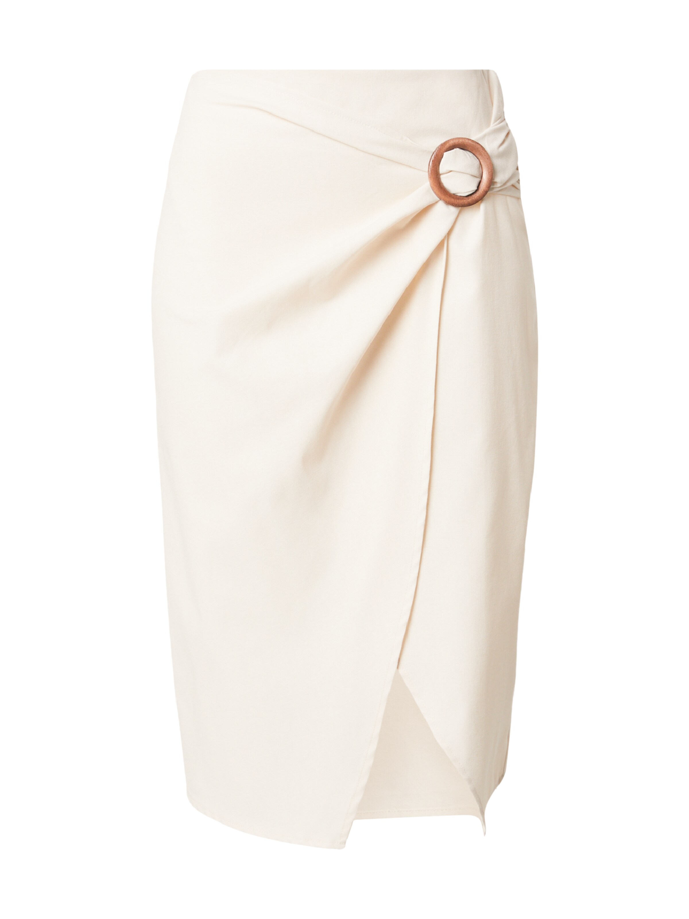 ABOUT YOU Rok 'Melika' in Beige: voorkant