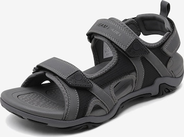 Sandales de randonnée 'DREAM PAIRS Sandalen Herren Outdoor Sommer Bequeme' Dream Pairs en gris : devant