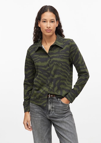 s.Oliver Blouse in Groen: voorkant