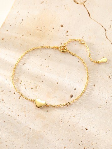 Braccialetto 'Love Heart' di Hey Happiness in oro