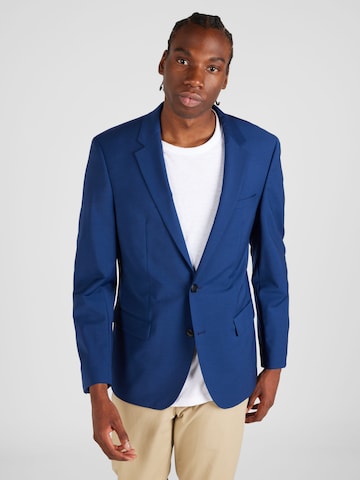 Coupe regular Veste de costume 'Henry' HUGO en bleu : devant