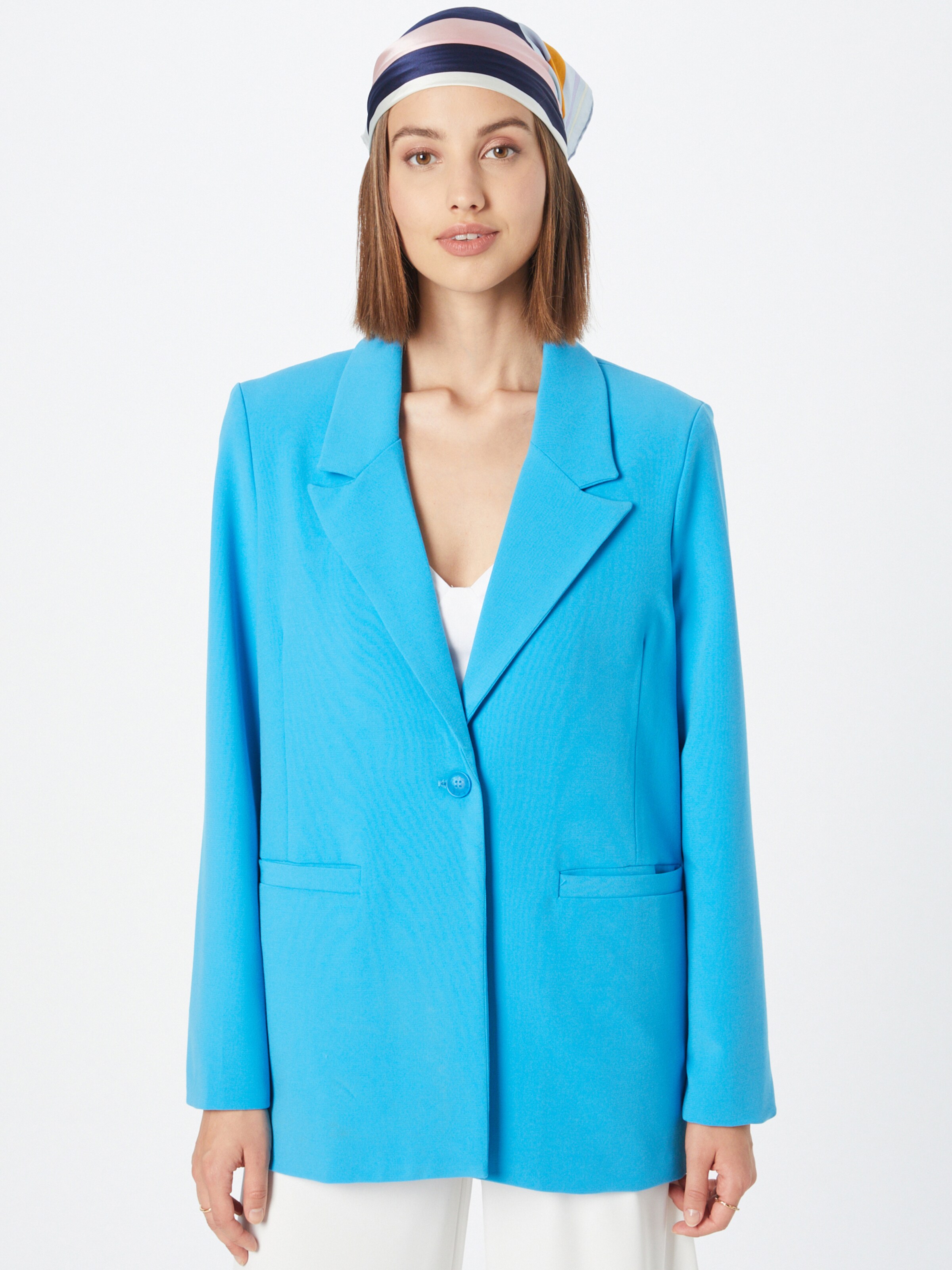 Neon blue blazer hotsell