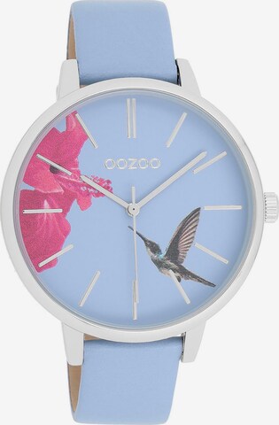 OOZOO Analog Watch in Blue: front