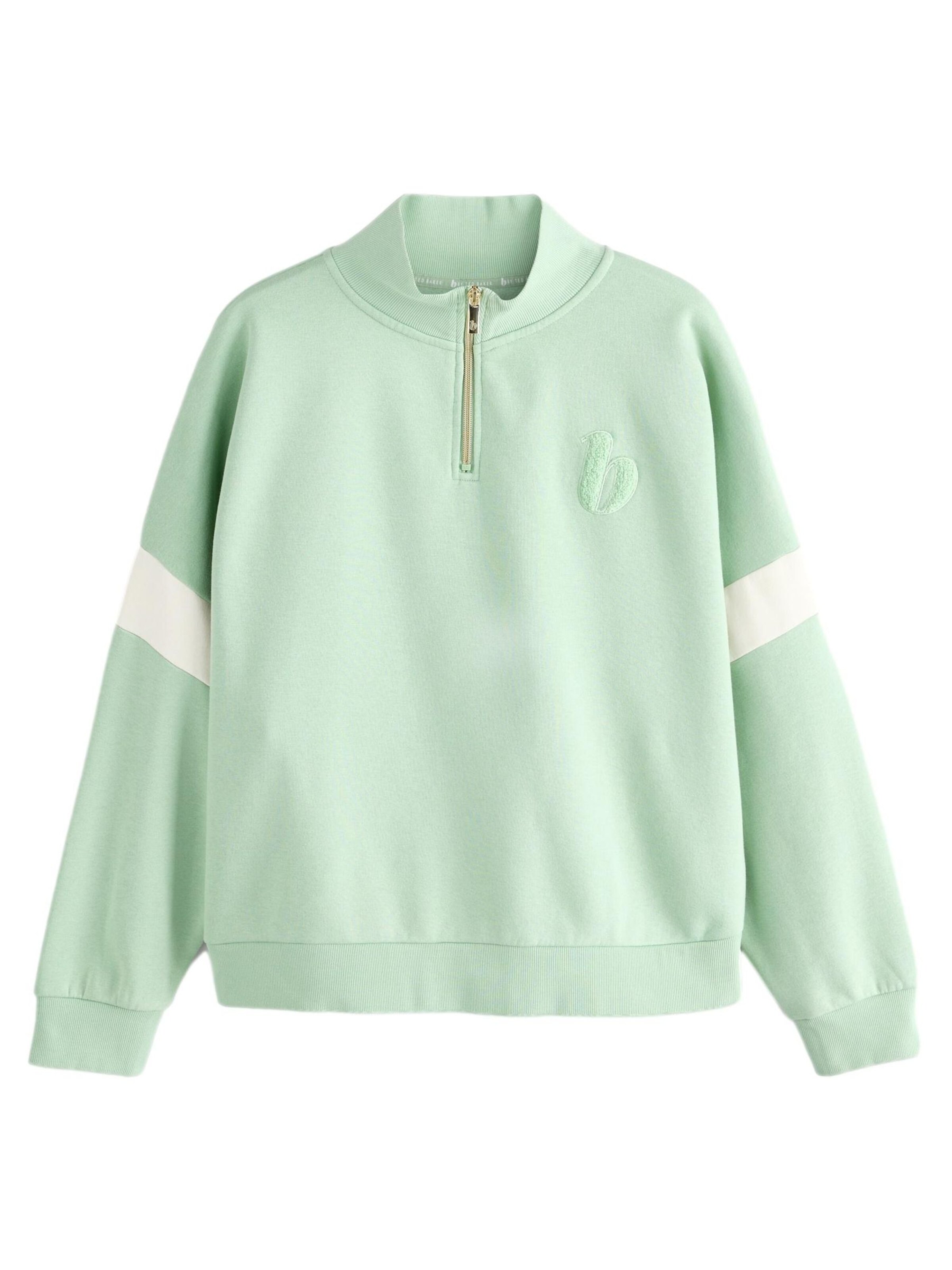 B by Ted Baker Collegepaita värissä vihreä: etupuoli