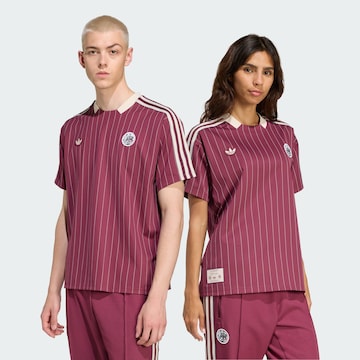 ADIDAS ORIGINALS Shirt 'Ajax Amsterdam Terrace Icons' in Rood: voorkant