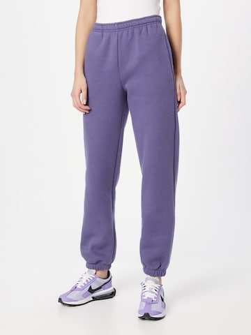 P.E Nation Tapered Trousers in Purple: front