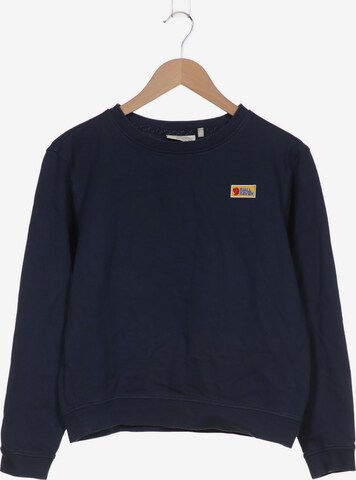 Fjällräven Sweatshirt & Zip-Up Hoodie in M in Blue: front