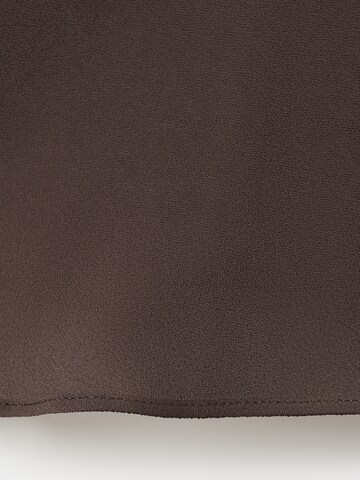 MANGO Top 'LOTUS' | rjava barva