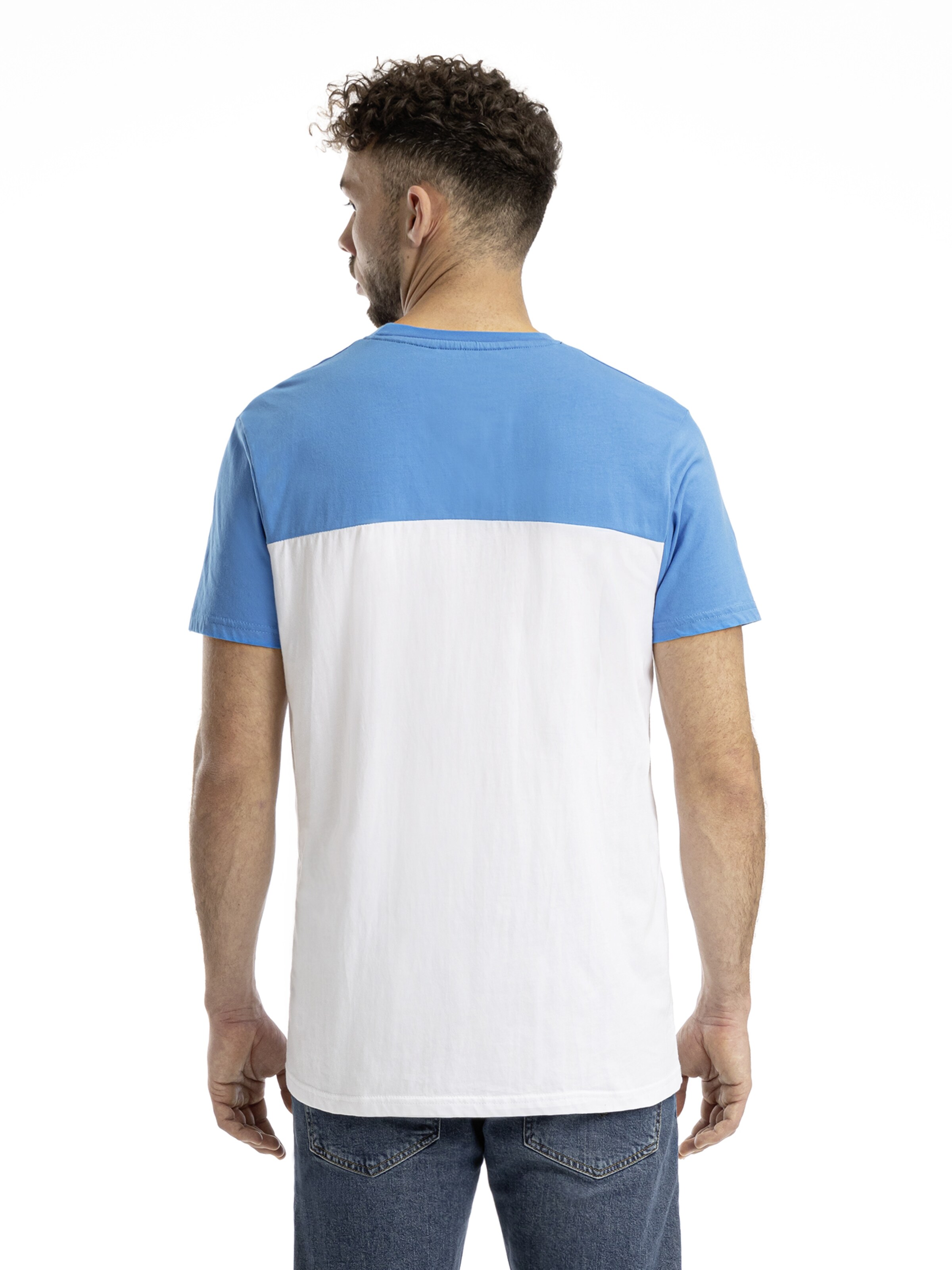 SPITZBUB Shirt ' Half Sports ' in Blauw