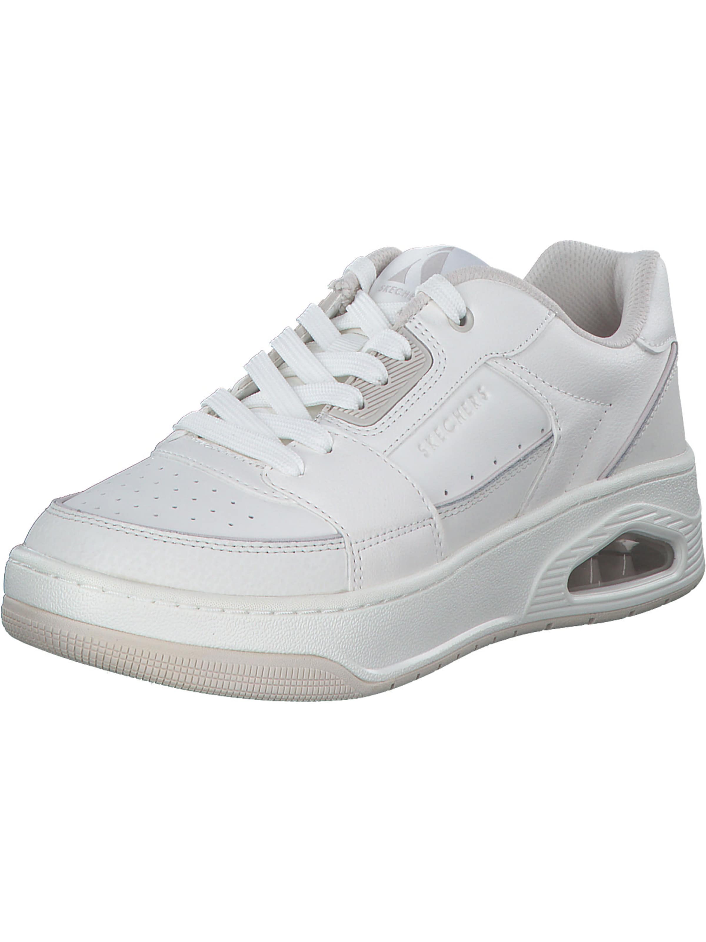 SKECHERS Sneaker low 'Uno Court' i hvid: forside