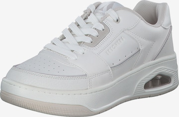 Baskets basses 'Uno Court' SKECHERS en blanc : devant