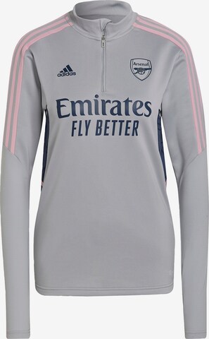 Felpa sportiva 'FC Arsenal Condivo 22' di ADIDAS SPORTSWEAR in grigio: frontale