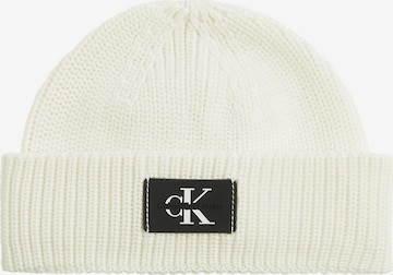 Calvin Klein Jeans Müts 'Docker', värv valge: eest vaates