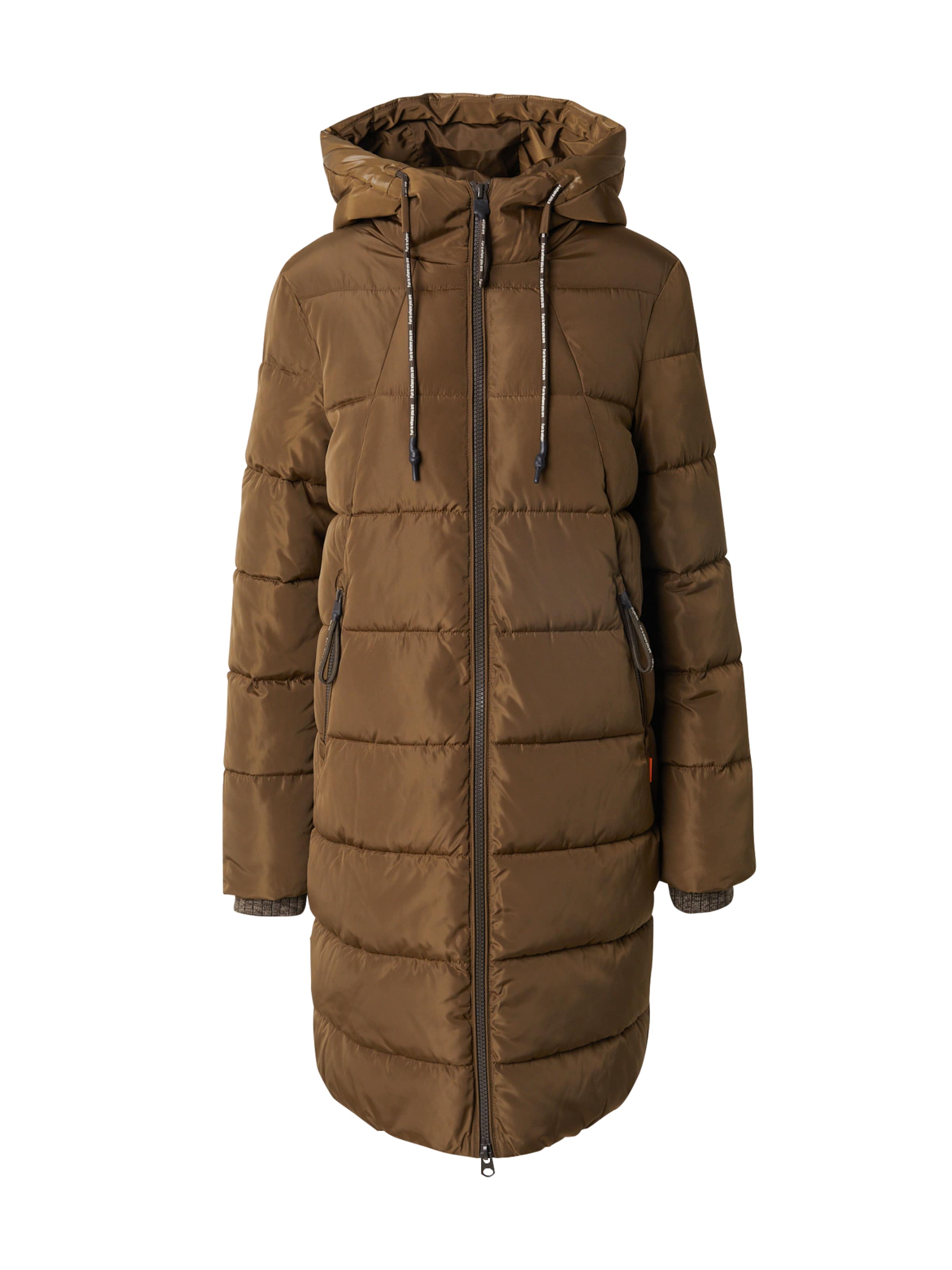 QS Χειμερινό παλτό σε πράσινο: μπροστά