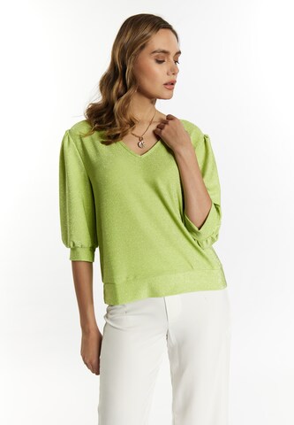 faina Blouse in Groen: voorkant