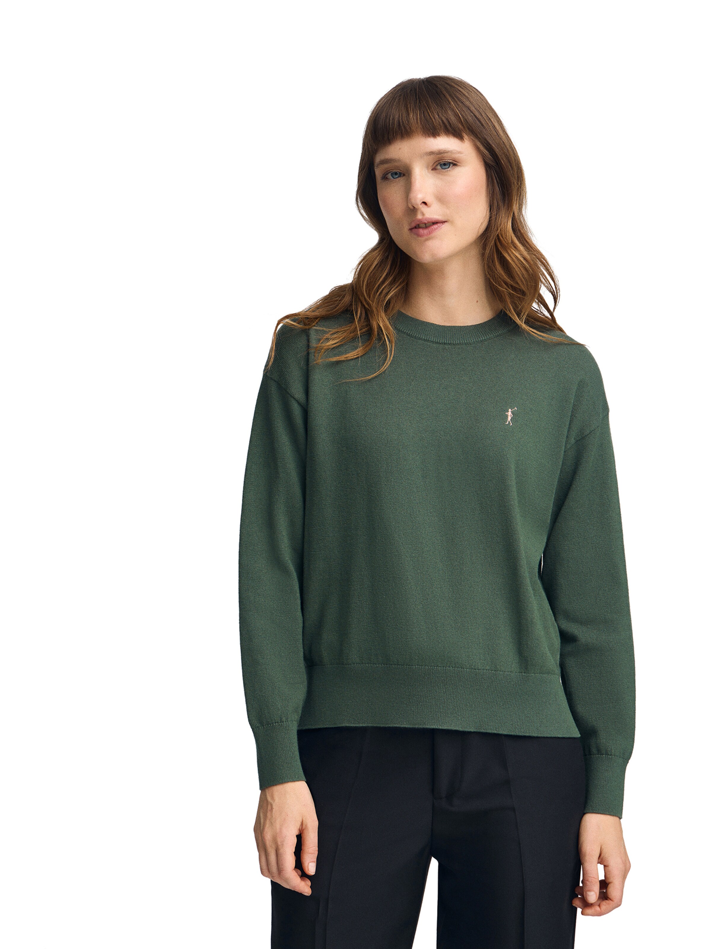 Polo Club Pullover in Grün: Vorderseite