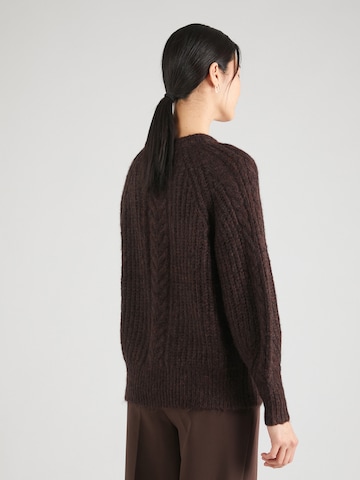 Pull-over 'CHUNKY' ONLY en marron