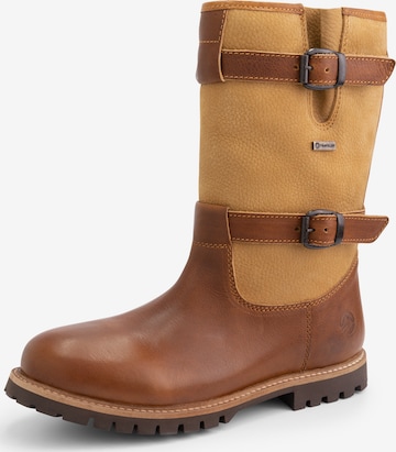 Travelin Boots 'Sweden' in Brown: front