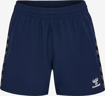 Hummel Regular Sports trousers in Blue: front