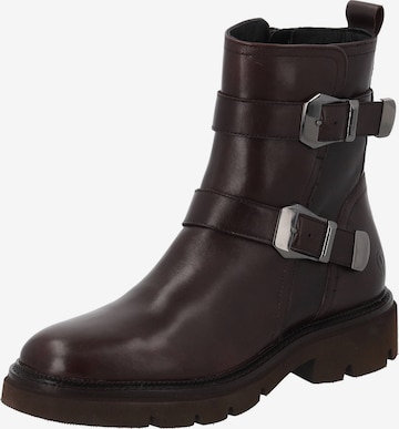 Palado Enkellaarsjes 'Virnna' in Bruin: voorkant