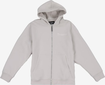 Giacca di felpa di Dropsize in grigio: frontale