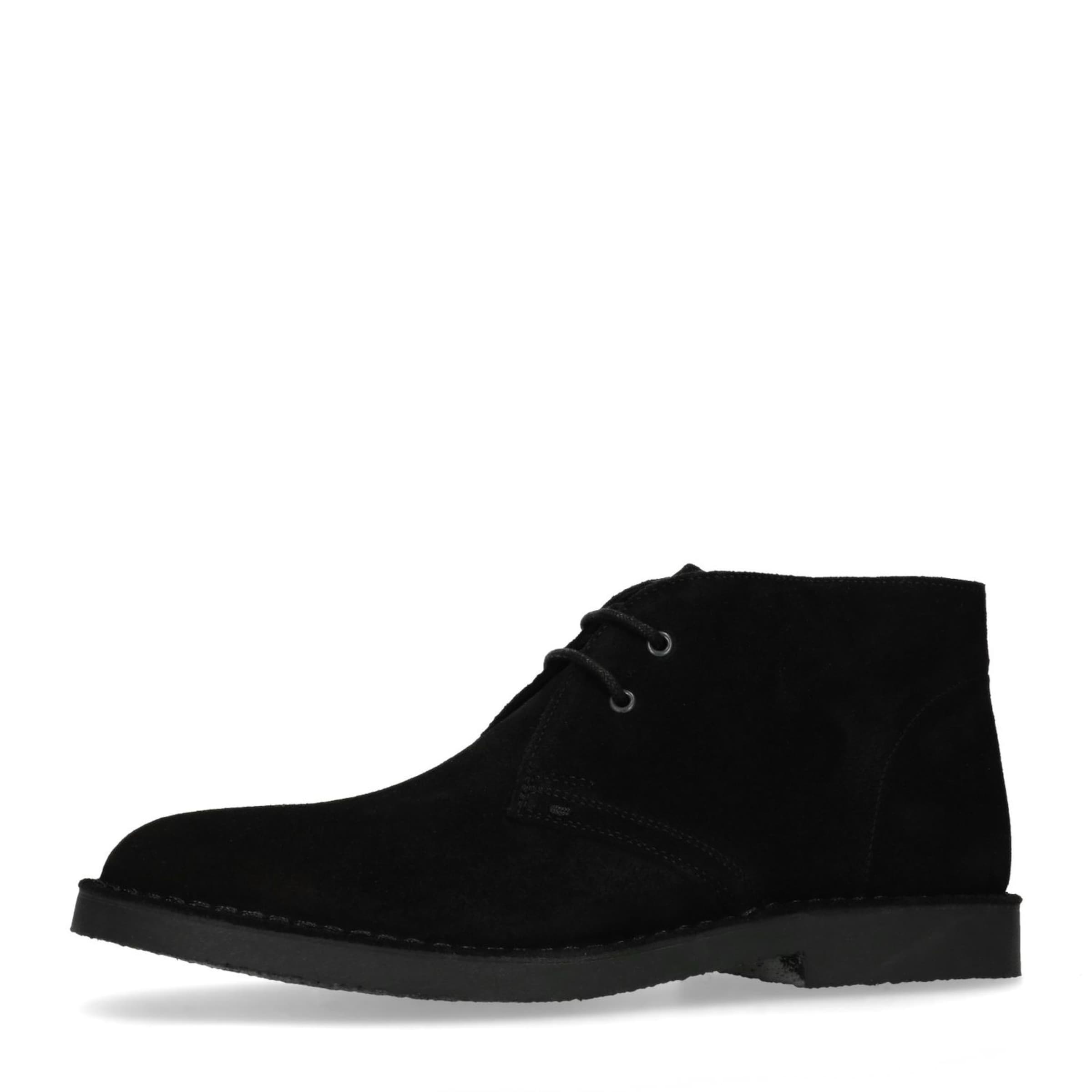 MANFIELD Chukka Boots in Schwarz: Vorderseite