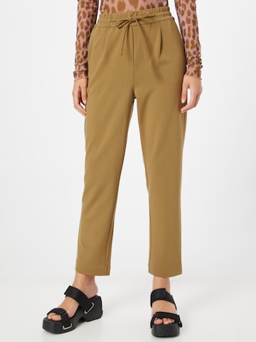 Smith&Soul Tapered Pleat-Front Pants in Green: front