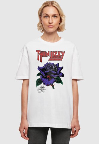 T-shirt oversize 'Thin Lizzy - Rose' Merchcode en blanc : devant