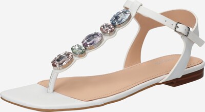 GUESS Chinelos de dedo 'SEFORA' em branco, Vista do produto