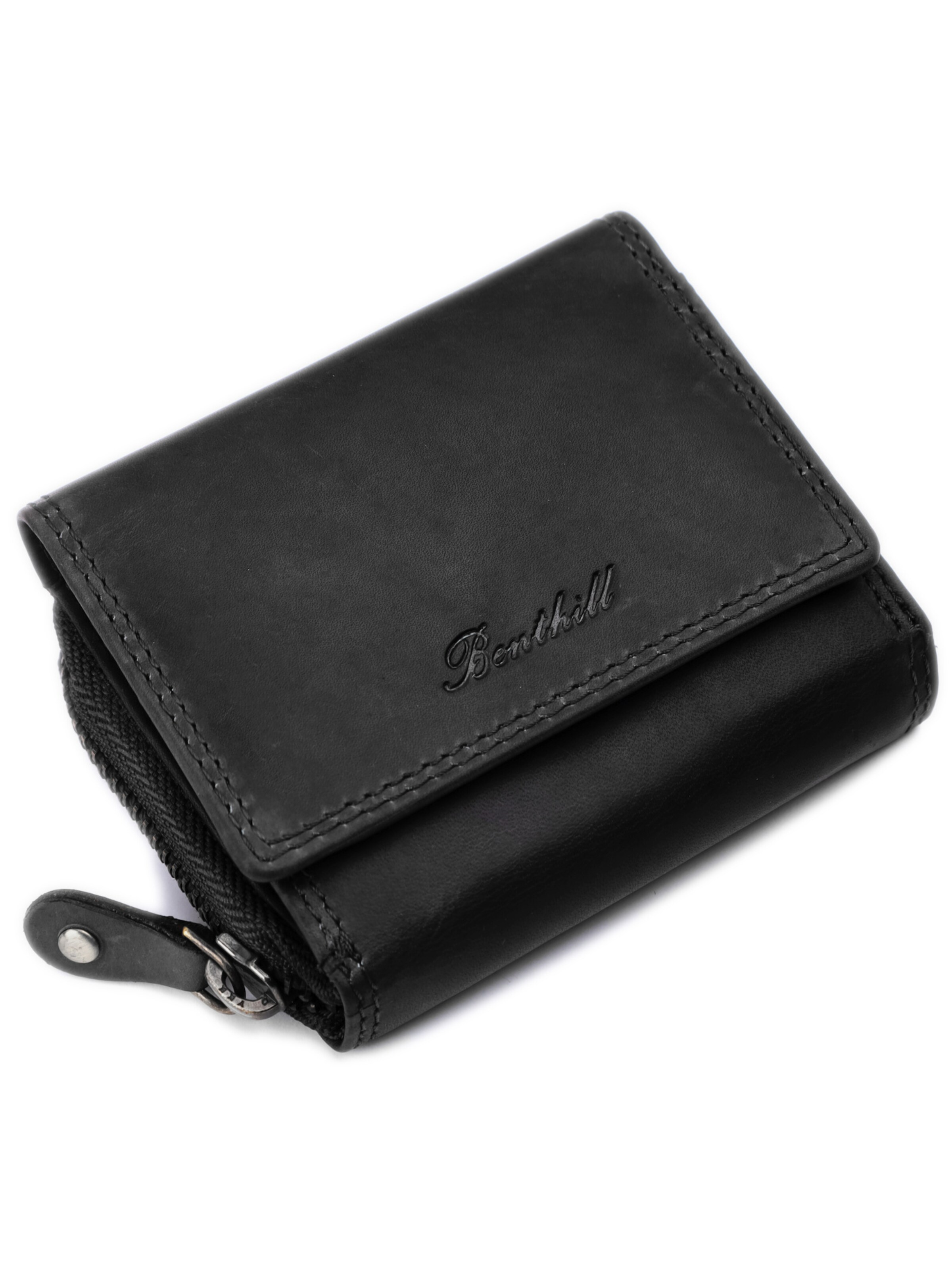 Benthill Wallet in Black: front