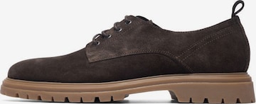 Bianco Lace-Up Shoes 'GIL' in Brown: front