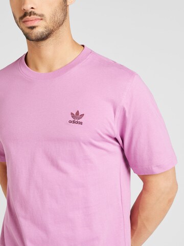 ADIDAS ORIGINALS Shirt 'Trefoil Essentials' in Lila