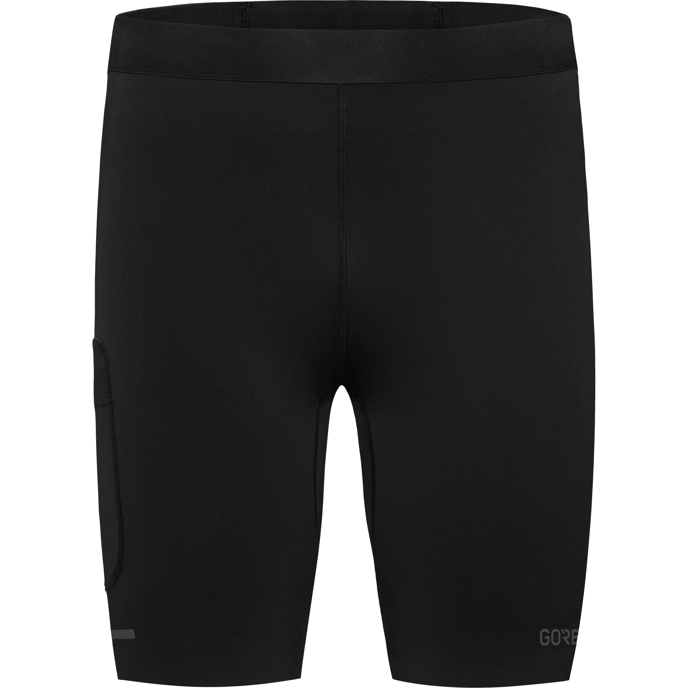 GORE WEAR Skinny Workout Pants 'Concurve' in Black: front