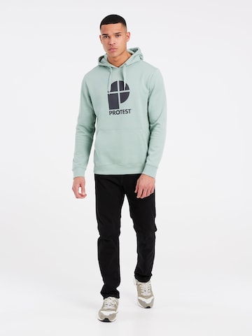 PROTEST Sweater 'CLASSIC LOGO HOODY' in Green
