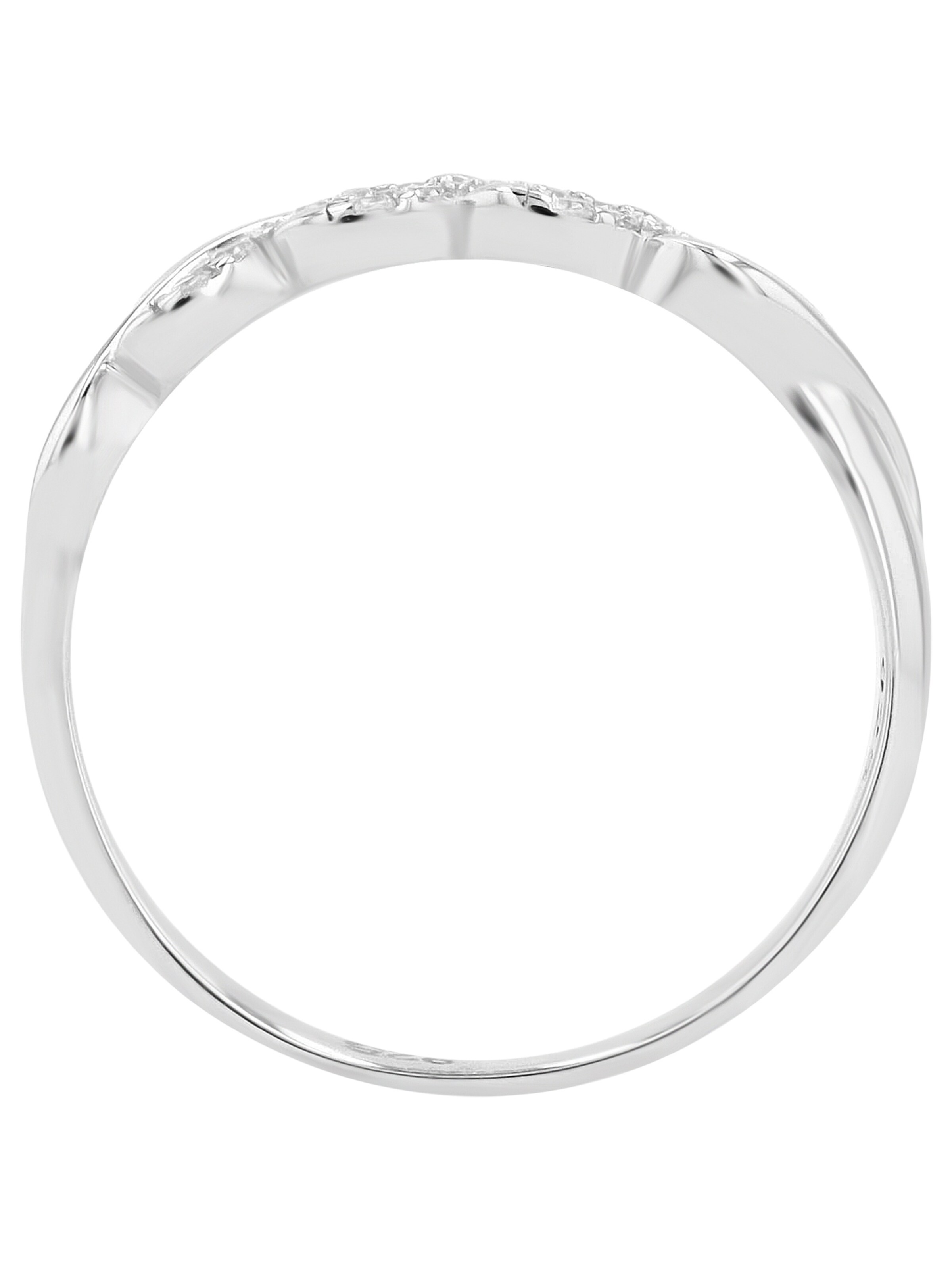 Akzent Ring 'Prata' in Silver