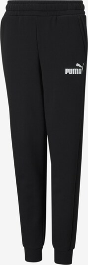 Pantaloni PUMA pe negru / alb, Vizualizare produs