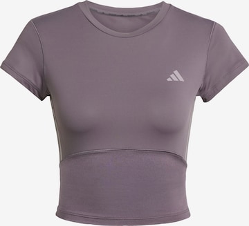 ADIDAS PERFORMANCE Performance Shirt 'Hyperglam' in Grey: front