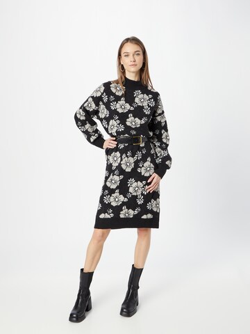 Monki - Vestido de malha em preto