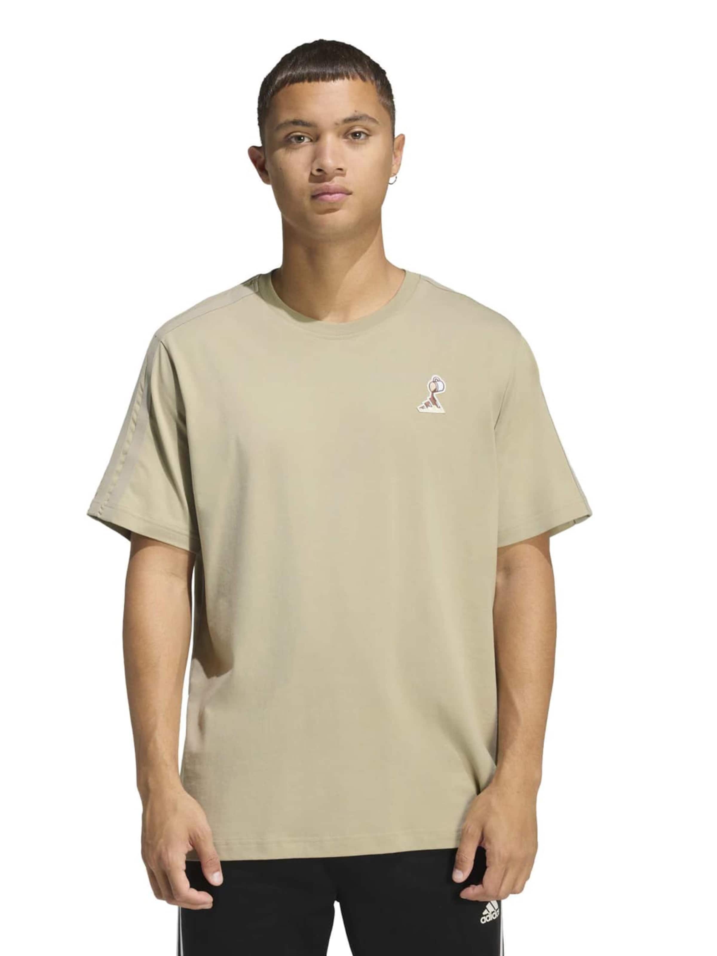 ADIDAS SPORTSWEAR Funkčné tričko 'COFFEE' - Hnedá: predná strana