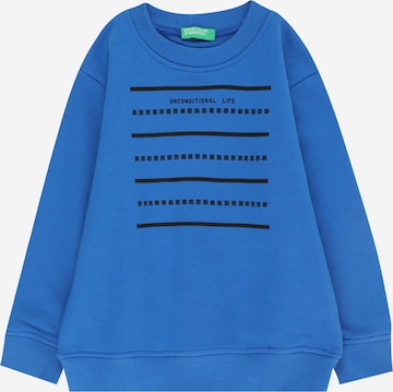 UNITED COLORS OF BENETTON Sweatshirt in Blue: front