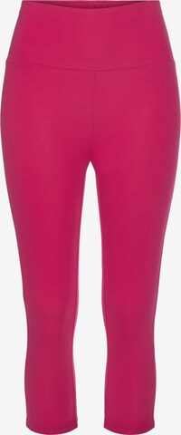 Skinny Leggings de la LASCANA pe roz: față