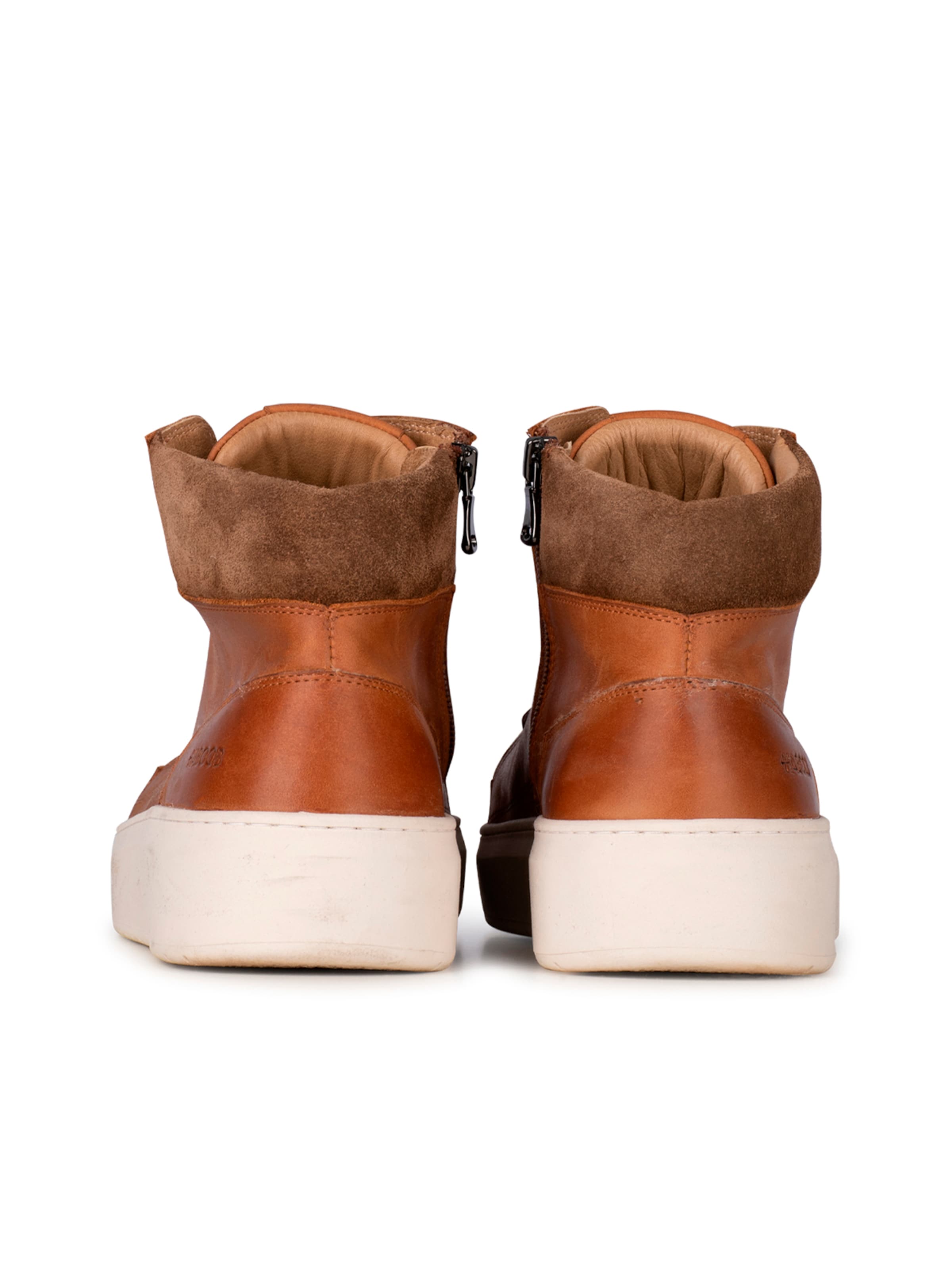 Haboob Sneakers hoog 'Gabriel' in Bruin