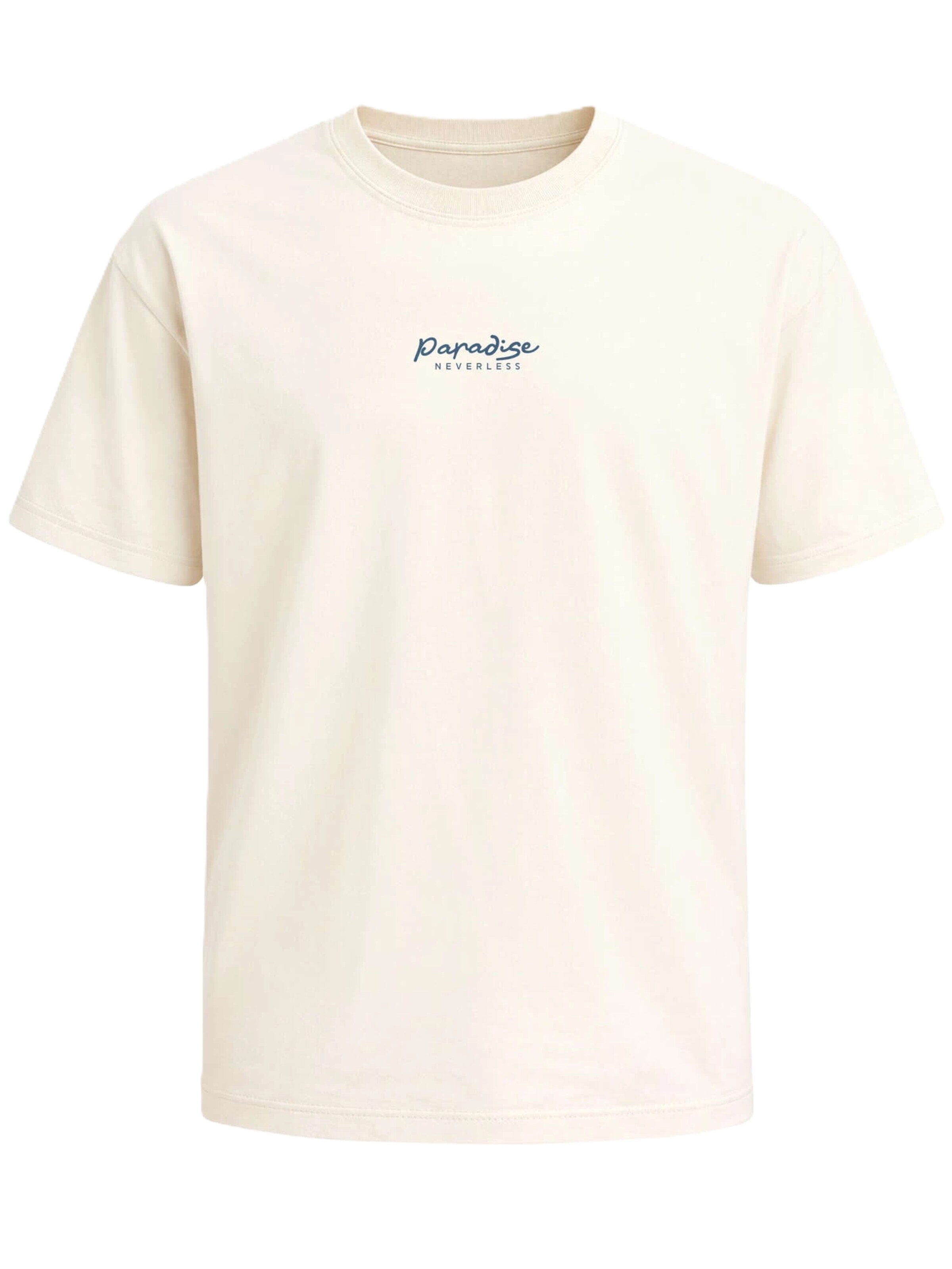 Neverless Shirt 'Paradise' in Beige: front