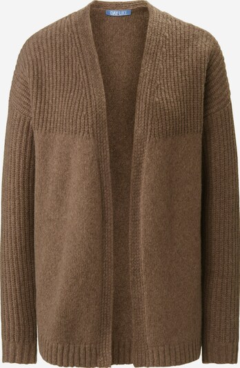 DAY.LIKE Strickjacke Strickjacke mit V-Ausschnitt in braun, Produktansicht