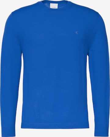 Pull-over Calvin Klein en bleu : devant