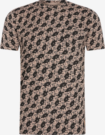 4funkyflavours T-Shirt 'Stroker Ace' in Beige: predná strana