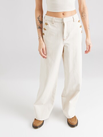 Wide Leg Jean 'MARGOT' VERO MODA en beige : devant