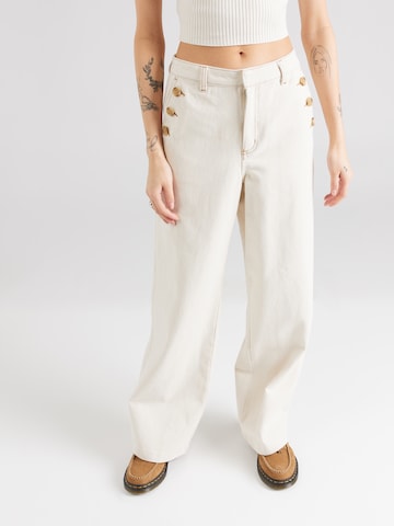 VERO MODA Wide Leg Jeans 'MARGOT' i beige: forside